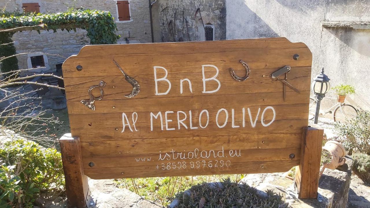 B&B al Merlo Olivo Buje Exterior foto